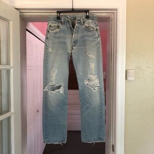 Distressed 80’s Vintage Levi’s Jeans